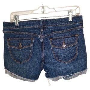 Old navy stretch low rise women's denim shorts size 6